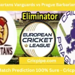 Today Match Prediction: Prague Spartans Vanguards vs Prague Barbarians Vandals – ECN T10 League Eliminator