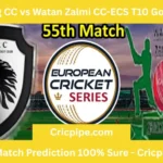 Today Match Prediction – Linkoping CC vs Watan Zalmi CC ECS T10 Gothenburg Series 2020 – 55th Match | Who Will Win
