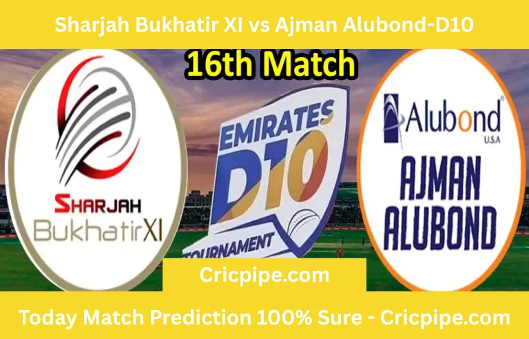 Today Match Prediction-Sharjah Bukhatir XI vs Ajman Alubond-D10 League Emirates-UAE-16th Match-Who Will Win