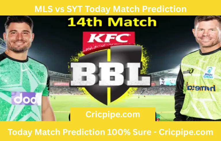 MLS vs SYT Today Match Prediction BBL T20 2025-26 – 14th Match Melbourne Stars vs Sydney Thunder