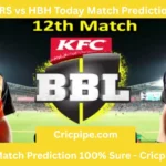 PRS vs HBH Today Match Prediction Perth Scorchers vs Hobart Hurricanes – BBL T20 2025-26, 12th Match