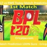 SLT vs RWS Today Match Prediction Sylhet Titans vs Rajshahi Warriors – BPL T20 2025-26, 1st Match